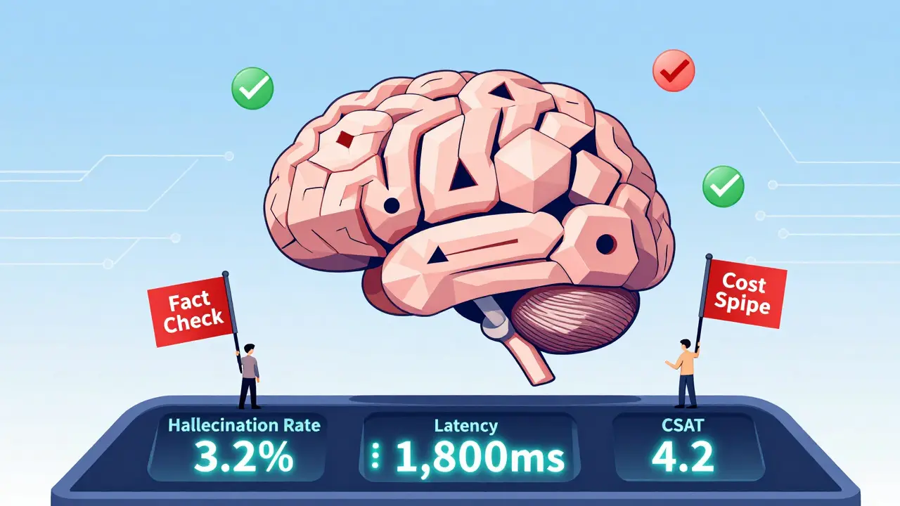 KPIs and Dashboards for Monitoring Large Language Model Health
