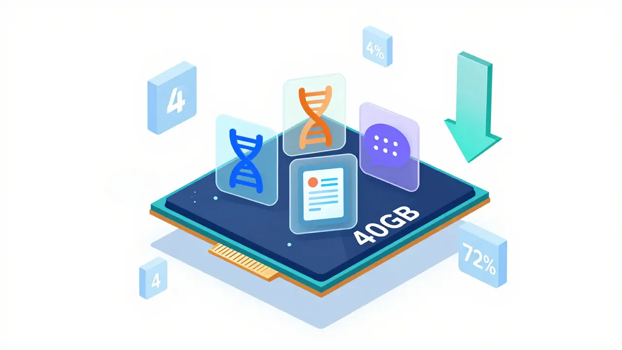 How to Reduce Memory Footprint for Hosting Multiple Large Language Models