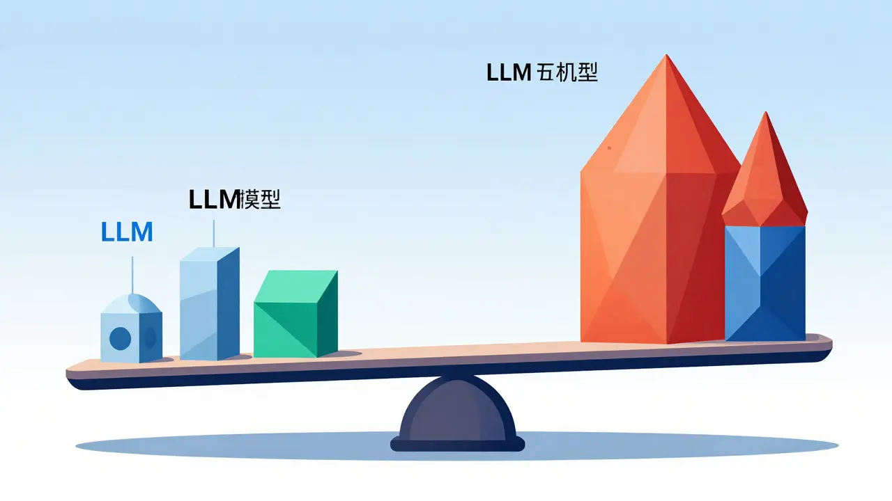 Geometric scale balancing different LLM models and context window sizes