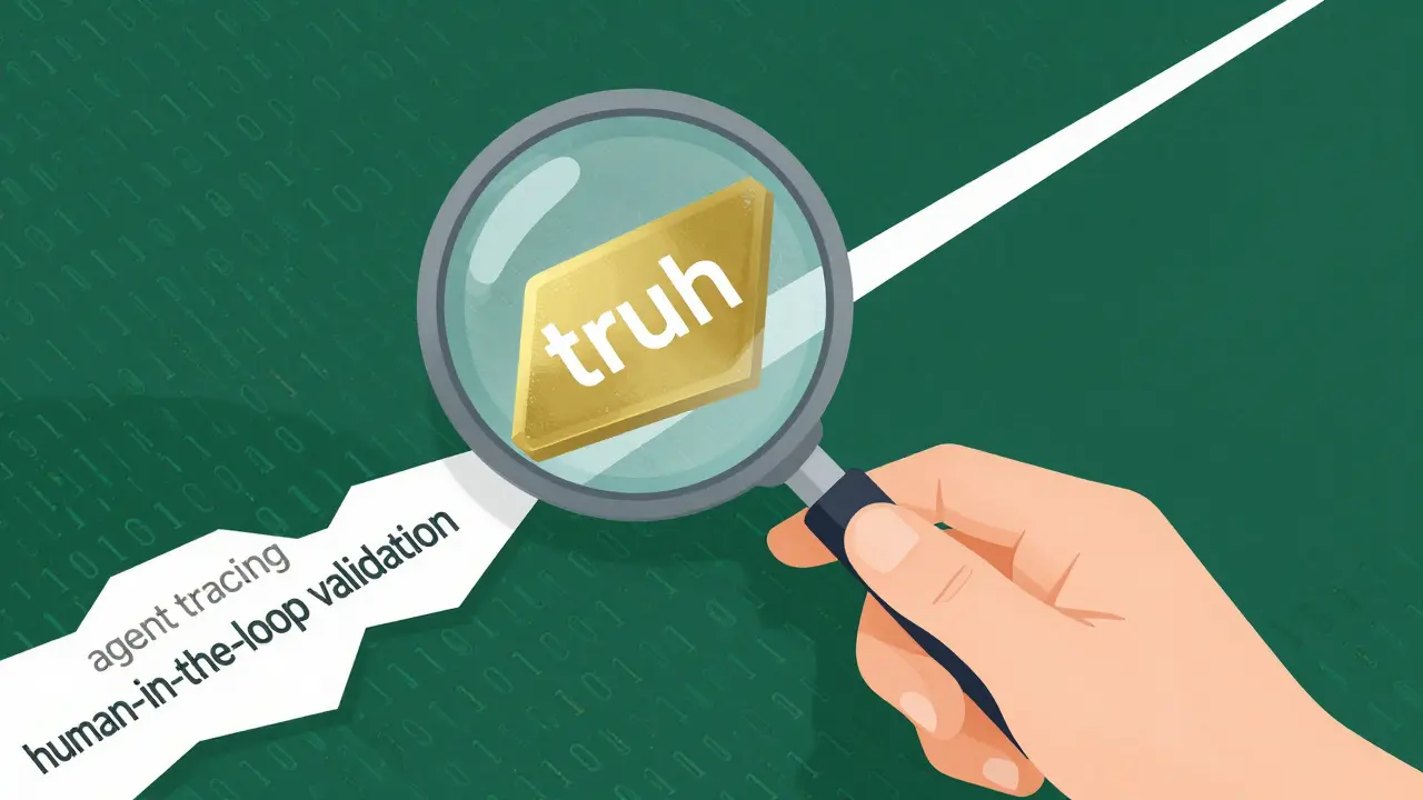 Geometric illustration of a magnifying glass revealing a gold data fragment in a digital stream.