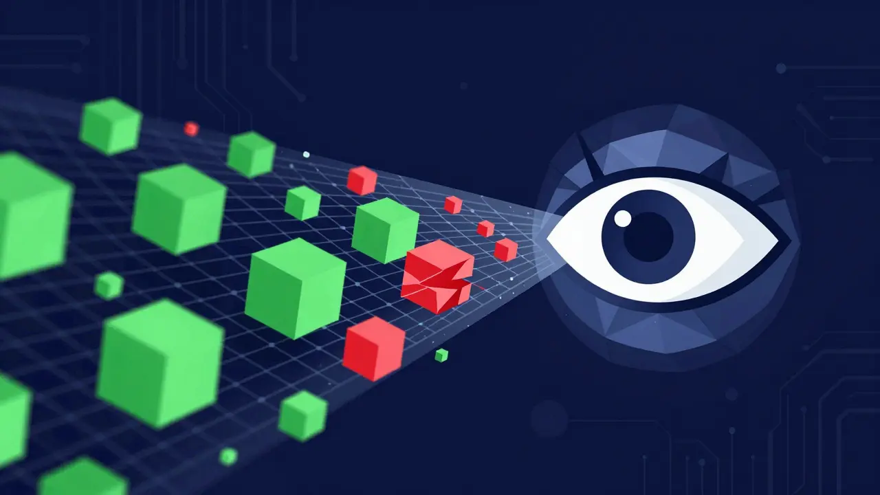 Geometric eye scanning data streams for anomalies in zero trust security.