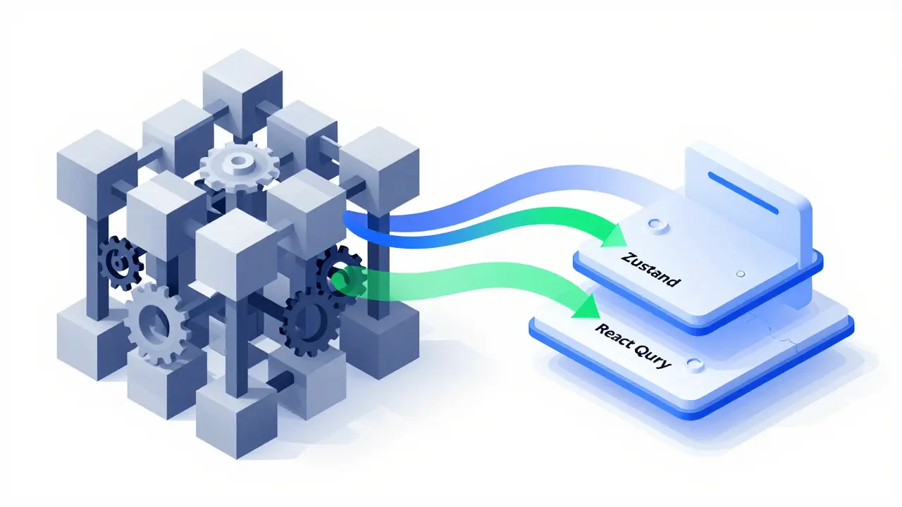 Comparison of complex vs simple state management tools