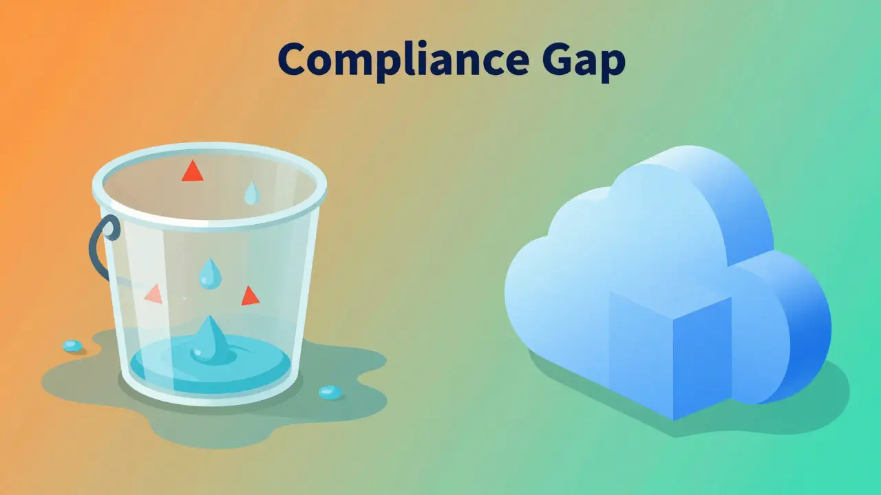 Comparison of leaky public cloud vs secure private container