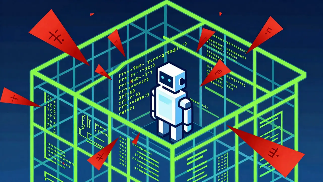 Geometric safety net filtering out red error shards from code generation